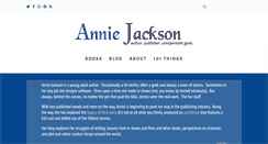 Desktop Screenshot of anniejacksonbooks.com