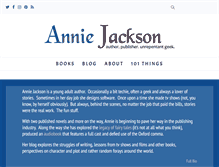 Tablet Screenshot of anniejacksonbooks.com